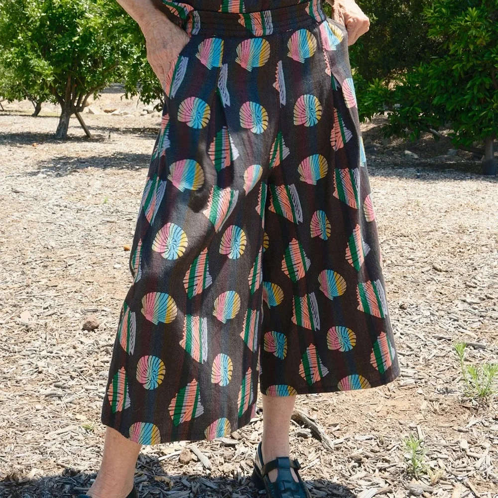 ACE & JIG jo midi wide-leg pants in beachcomber — size small NWT - Picture 8 of 9